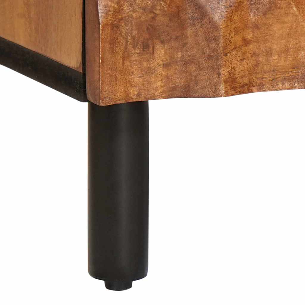 Natskab 2 pcs Brun 40 x 33 x 46 cm Massivt mangotræ