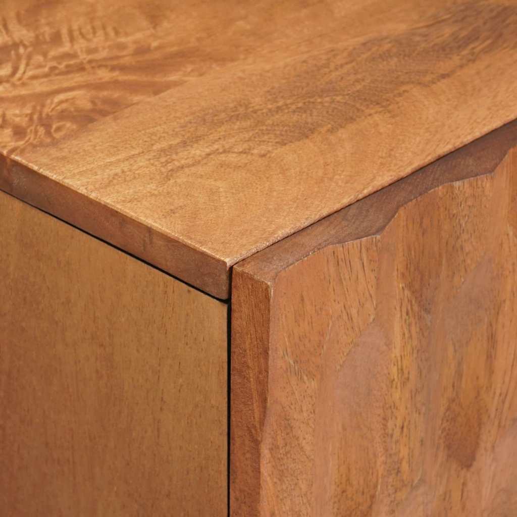 TV-skab Acacia Brun Finish 105 x 33 x 46 cm Massivt mangotræ