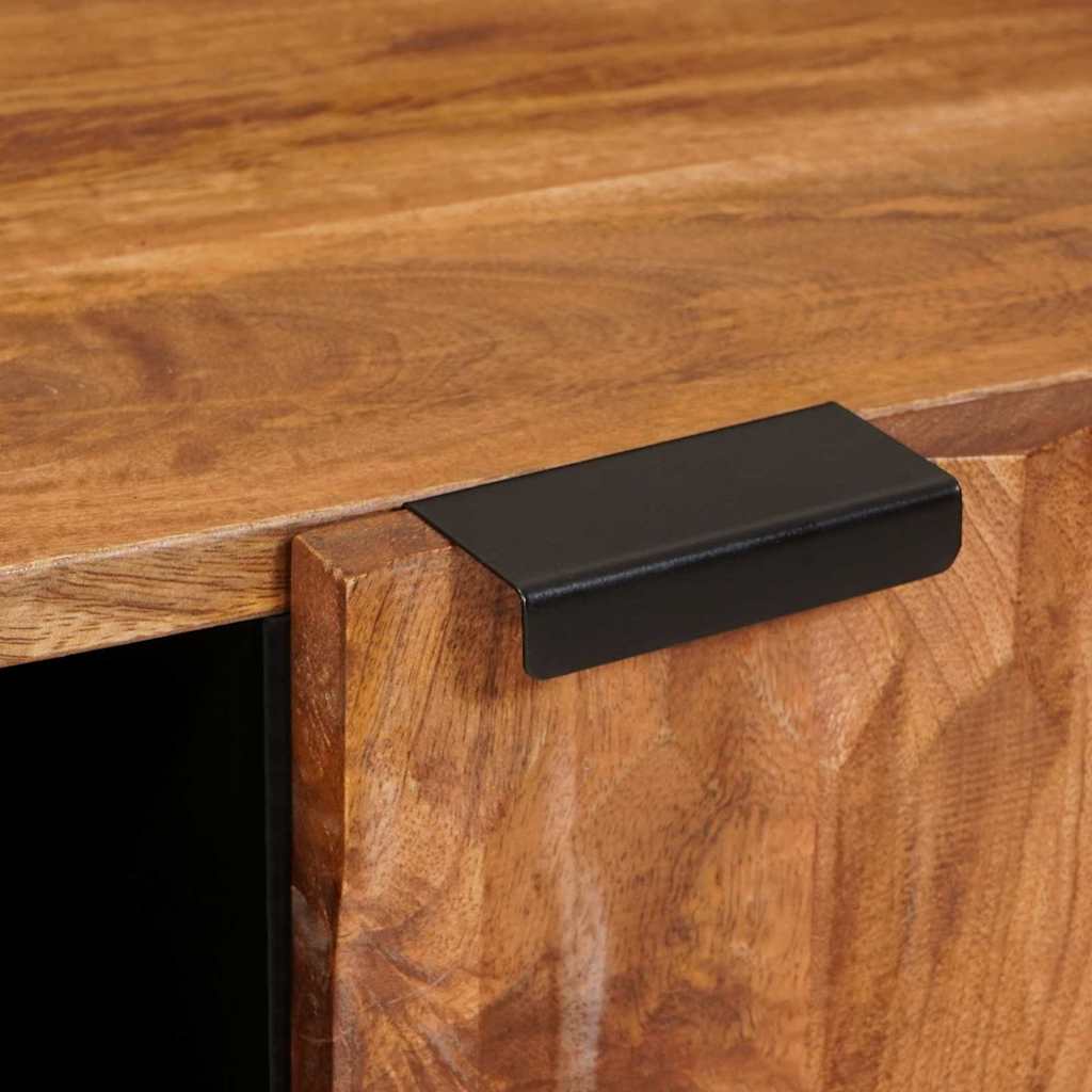 TV-skab Acacia Brun Finish 105 x 33 x 46 cm Massivt mangotræ