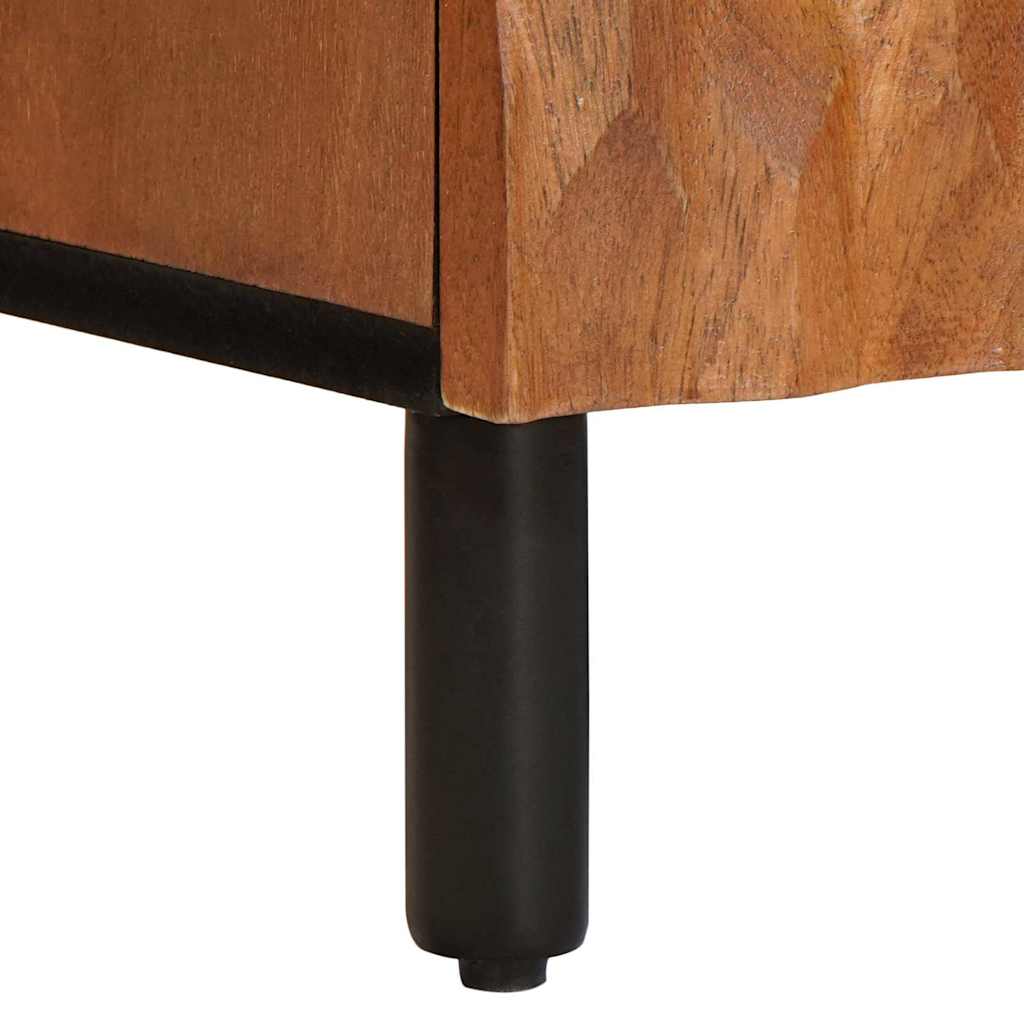 TV-skab Acacia Brun Finish 105 x 33 x 46 cm Massivt mangotræ