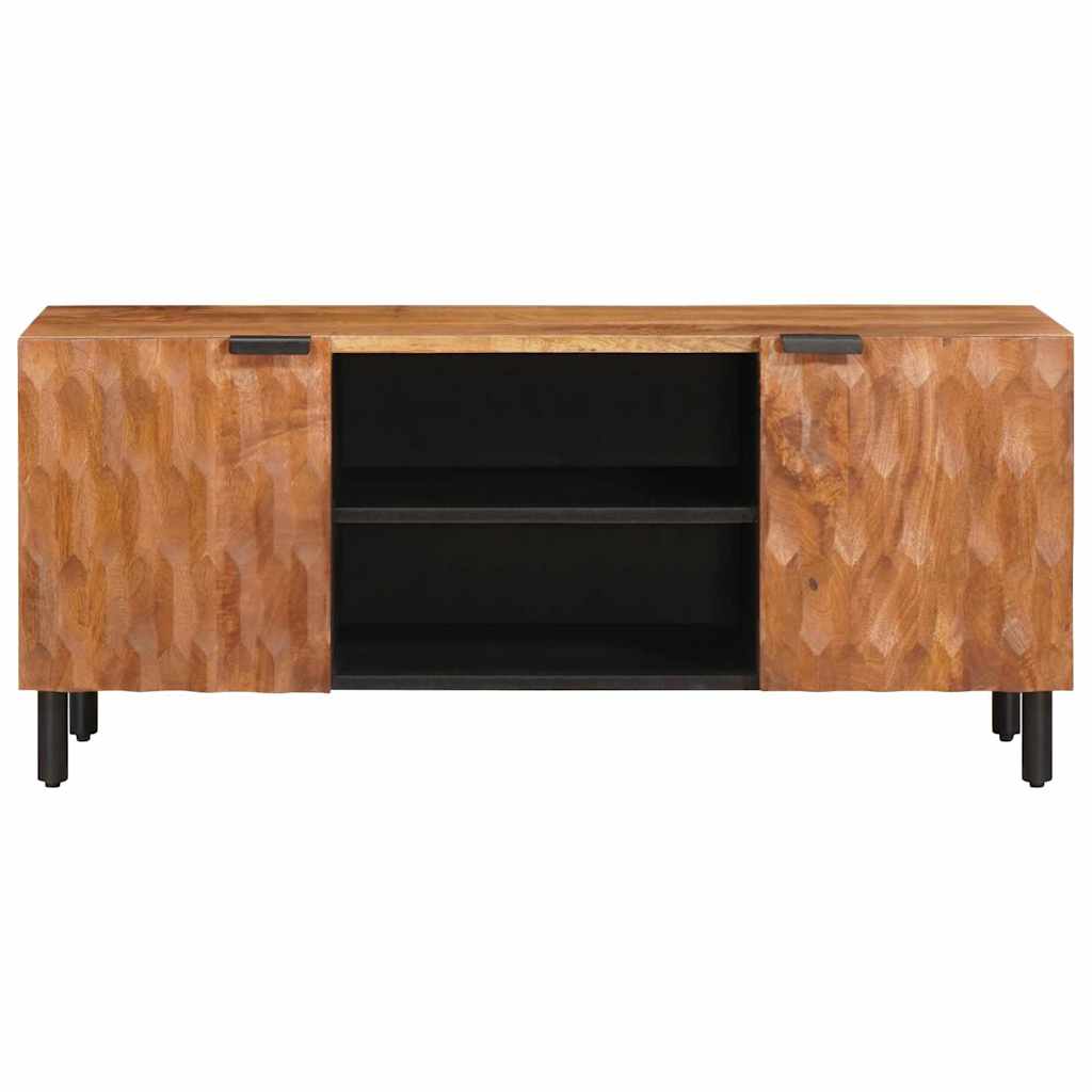 TV-skab Acacia Brun Finish 105 x 33 x 46 cm Massivt mangotræ