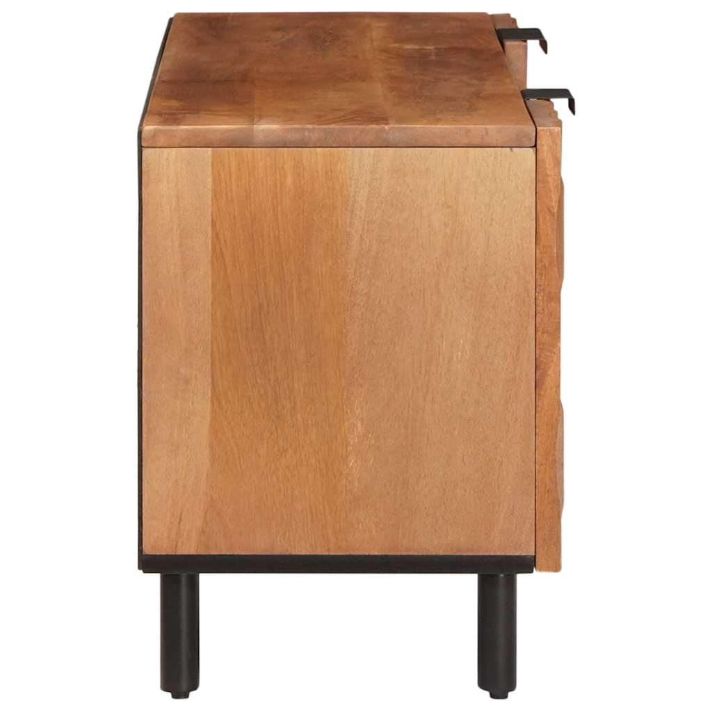 TV-skab Acacia Brun Finish 105 x 33 x 46 cm Massivt mangotræ