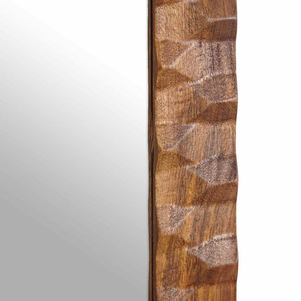 Badeværelsesspejl Acacia Brun Finish 50 x 70 x 2,5 cm