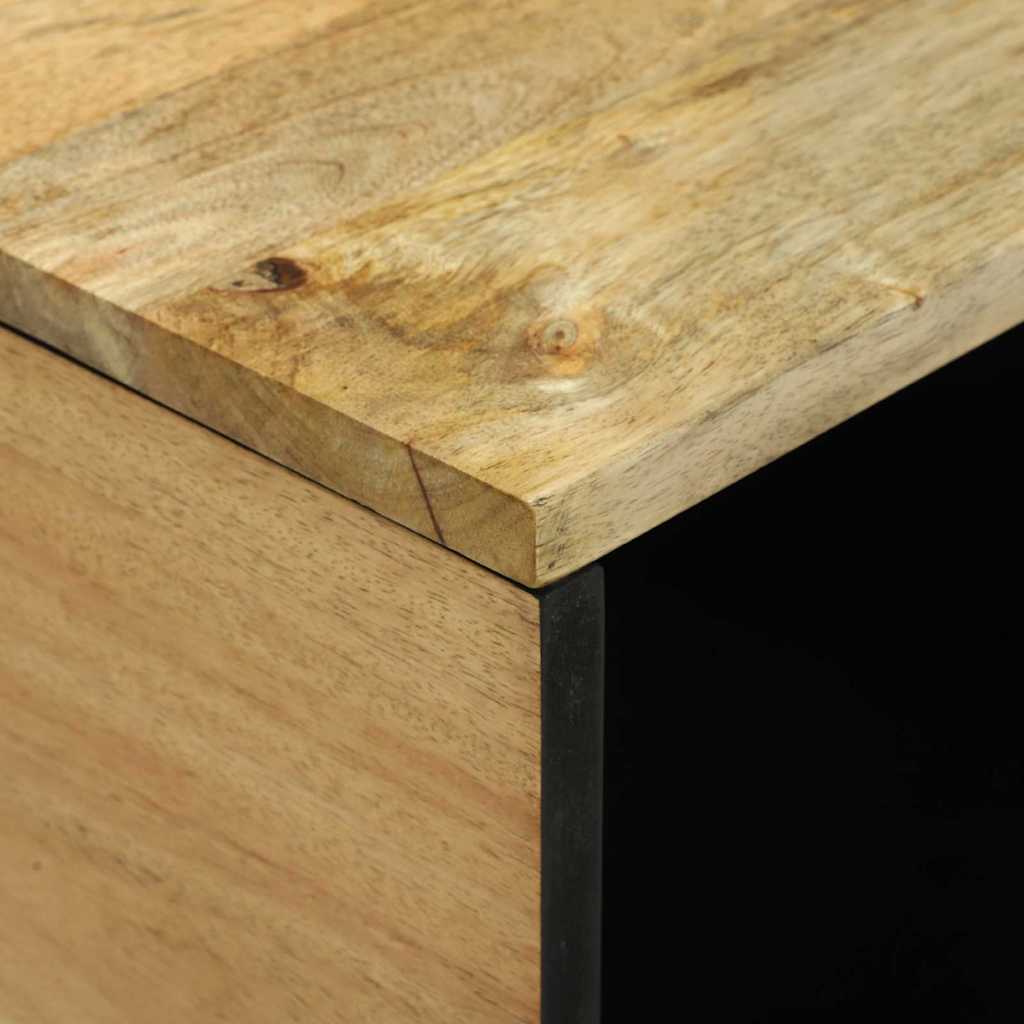 Sofabord Brun og sort 80 x 50 x 40 cm