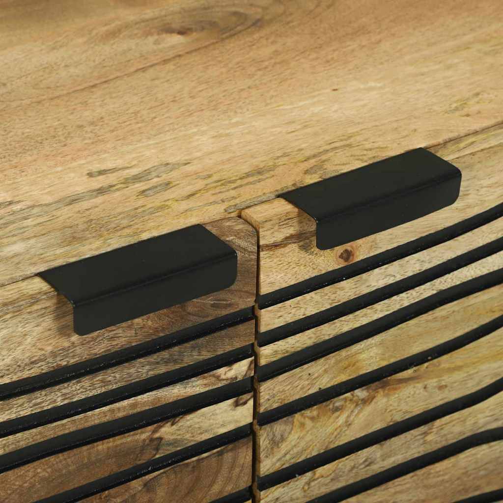 Sofabord Brun og sort 80 x 50 x 40 cm