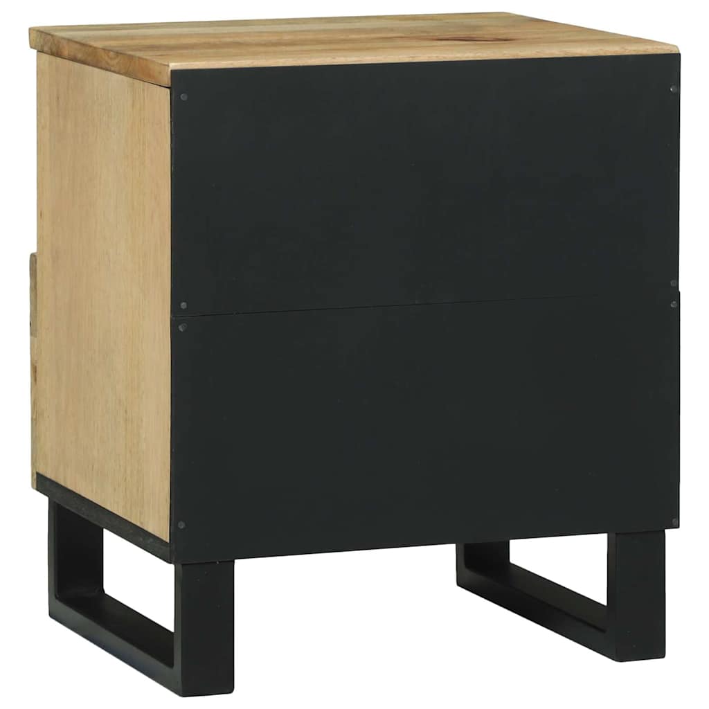 Natskab 2 pcs Naturfarvet 40 x 33 x 46 cm Konstrueret træ