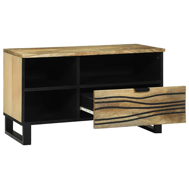 TV Enheder med skuffe Brun 80 x 33 x 46 cm Konstrueret træ