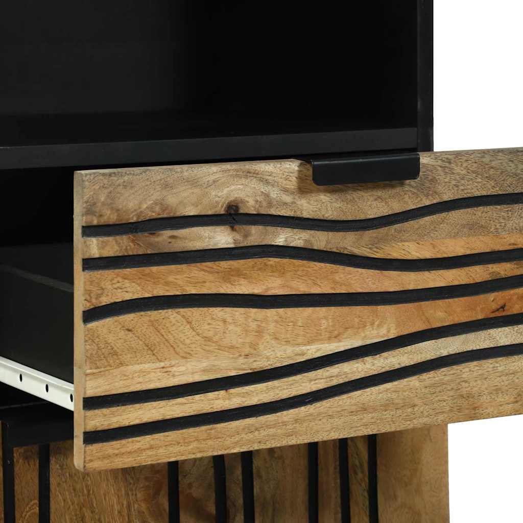 Badeværelsesskabsunder Brun 38 x 33 x 160 cm Konstrueret træ