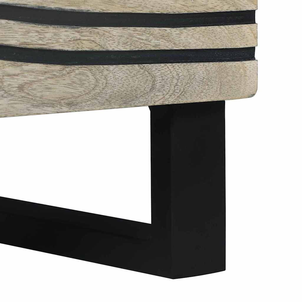 Sengeborde Naturfarvet 40 x 33 x 46 cm Massivt mangotræ