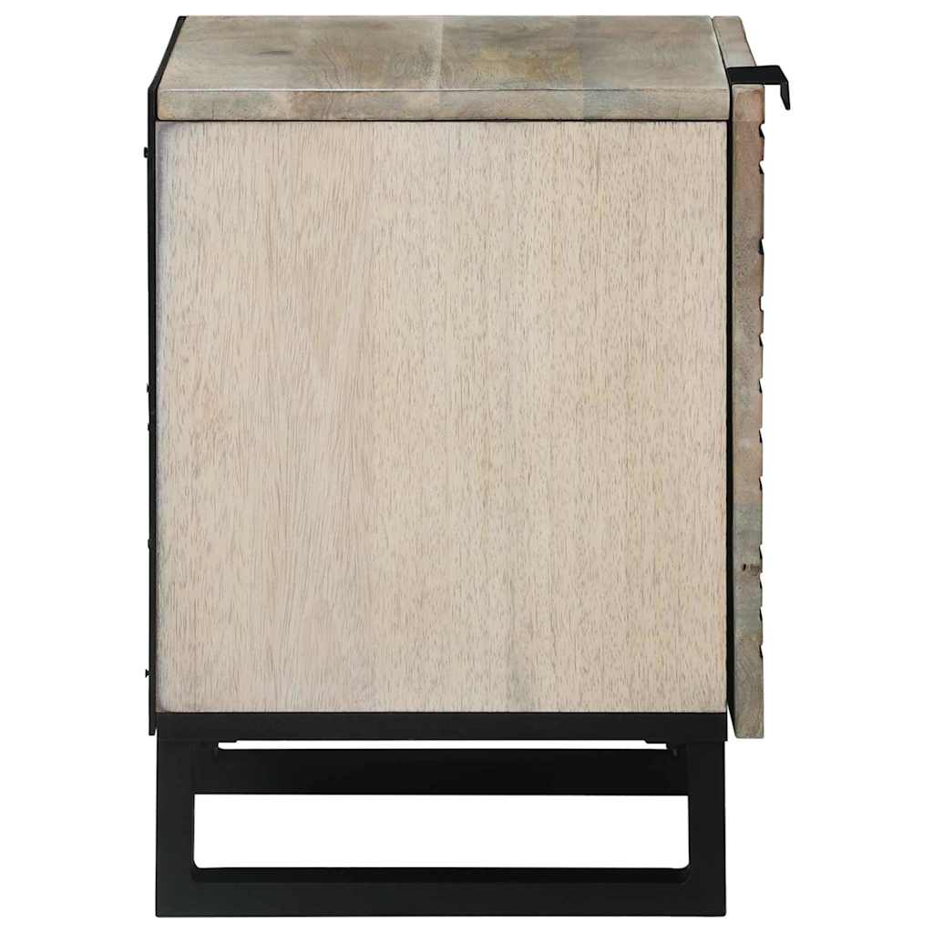 Natskab 2 pcs Hvid 40 x 33 x 46 cm Konstrueret træ