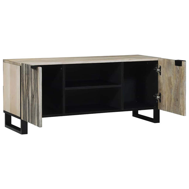 TV Enheder Hvid 105 x 33 x 46 cm Konstrueret træ