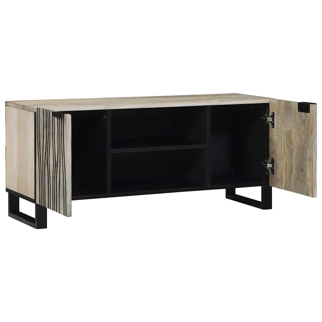TV Enheder Hvid 105 x 33 x 46 cm Konstrueret træ