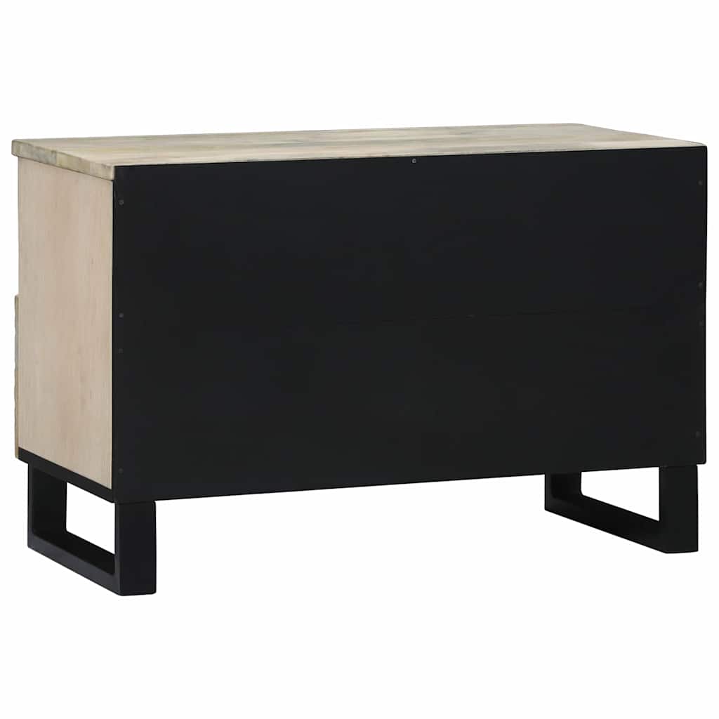TV Enheder med skuffe Hvid 70 x 33 x 46 cm Konstrueret træ