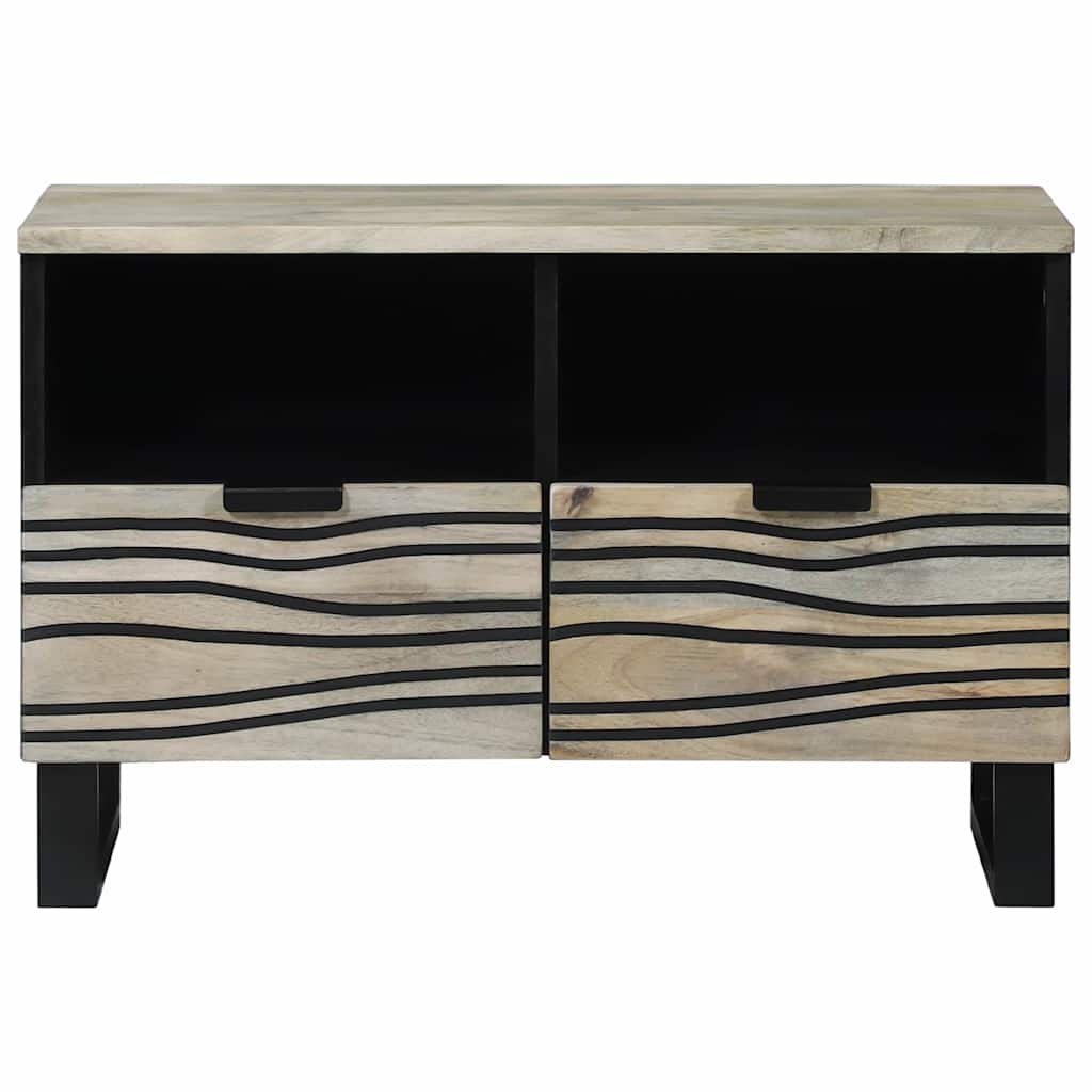 TV Enheder med skuffe Hvid 70 x 33 x 46 cm Konstrueret træ
