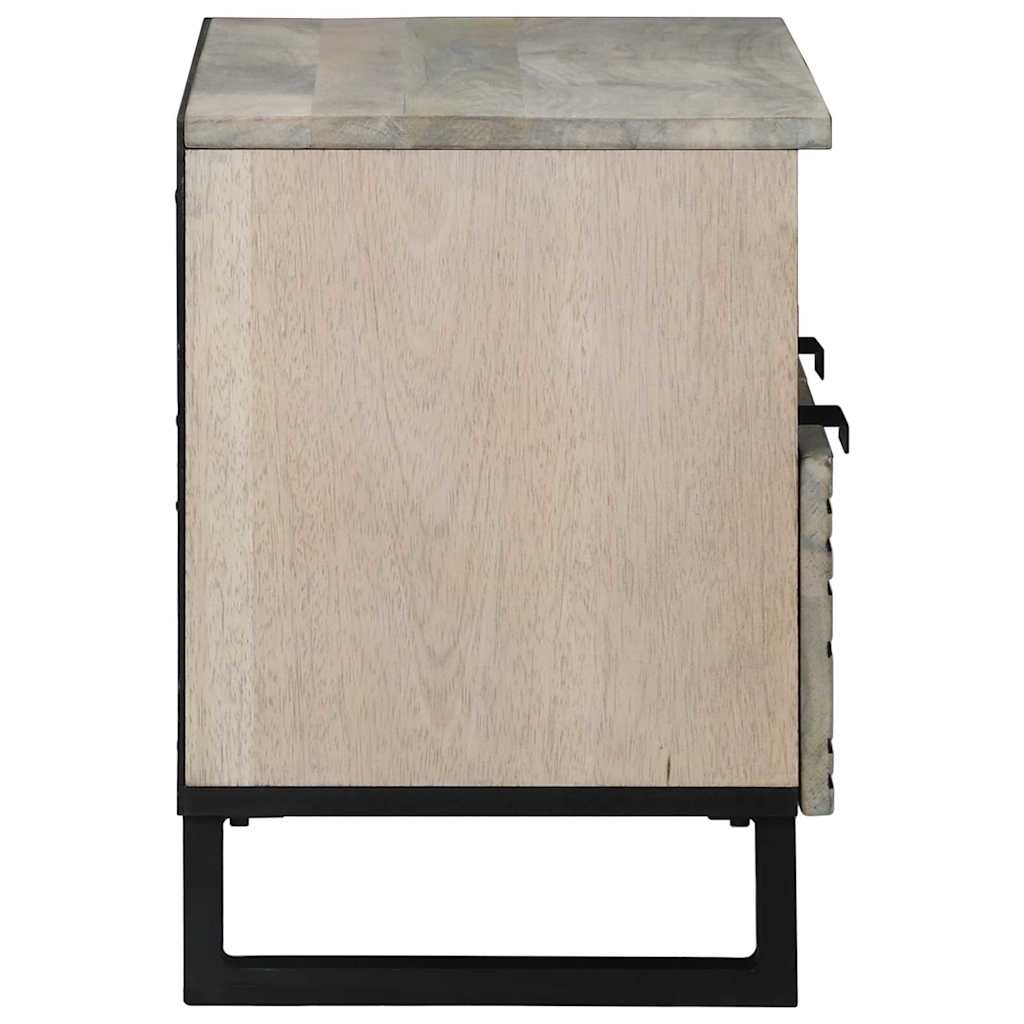 TV Enheder med skuffe Hvid 70 x 33 x 46 cm Konstrueret træ