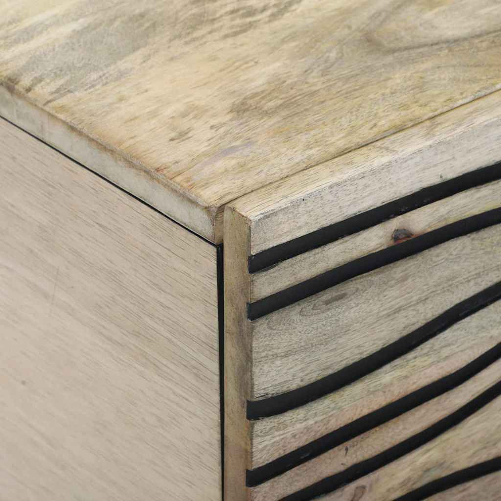 Sofabord Beige og sort 100 x 54 x 40 cm