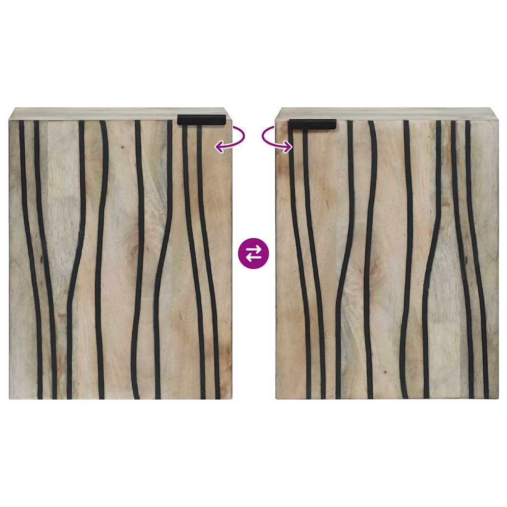 Badeværelsesskabsunder Hvid 38 x 33,5 x 48 cm Konstrueret træ