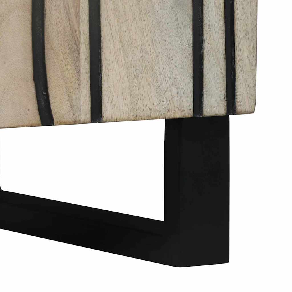 Badeværelsesskabsunder Hvid 38 x 33,5 x 58 cm Konstrueret træ