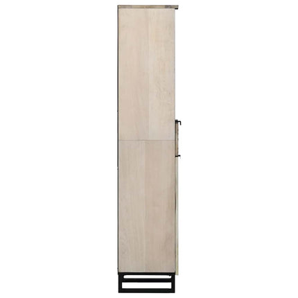 Badeværelsesskab Hvid 38 x 33 x 160 cm Konstrueret træ
