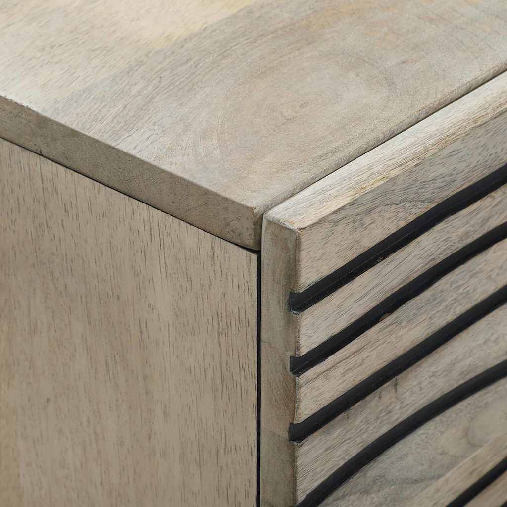 Medieopbevaringsskabe & -reoler Hvid og sort 40 x 33 x 75 cm