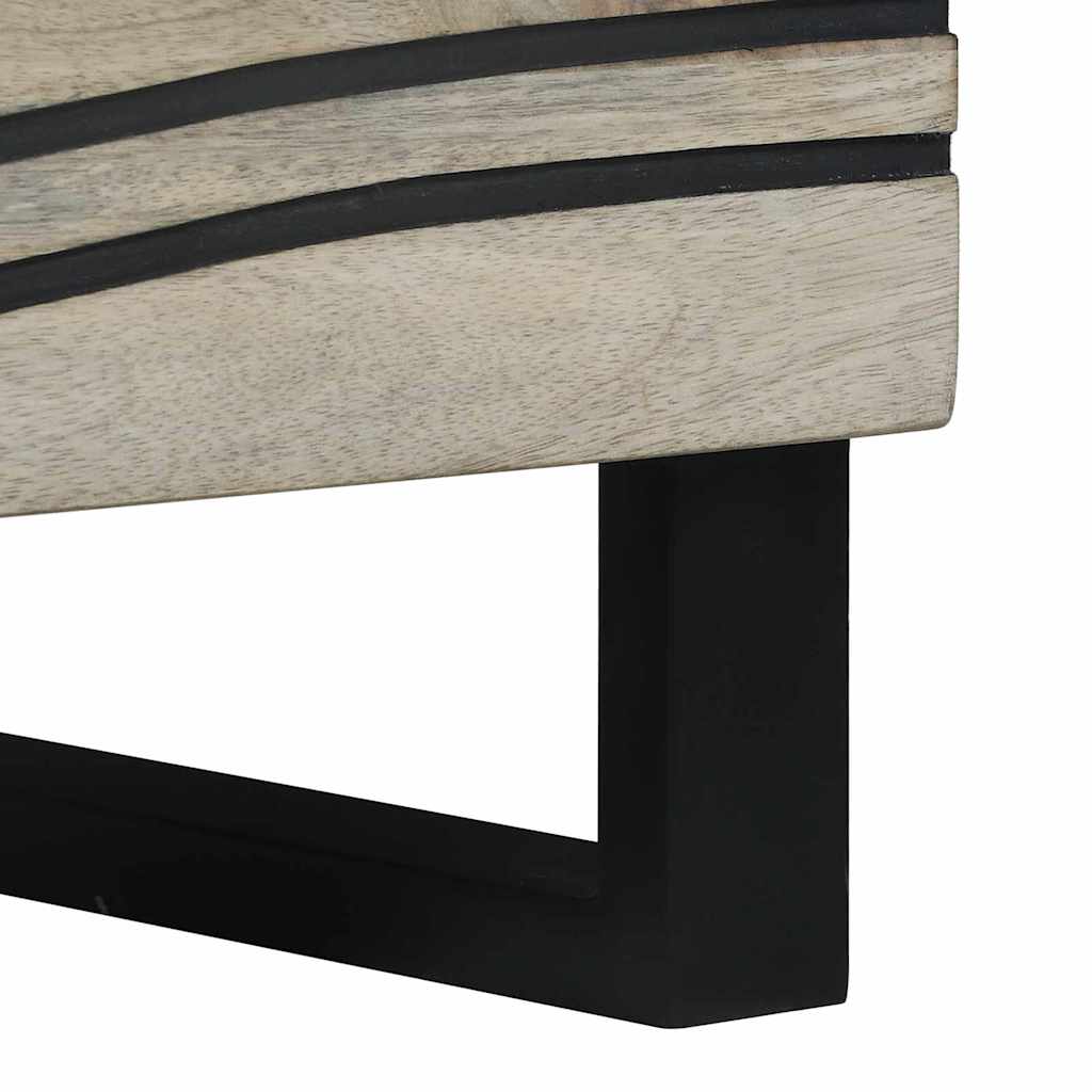 Medieopbevaringsskabe & -reoler Hvid og sort 40 x 33 x 75 cm