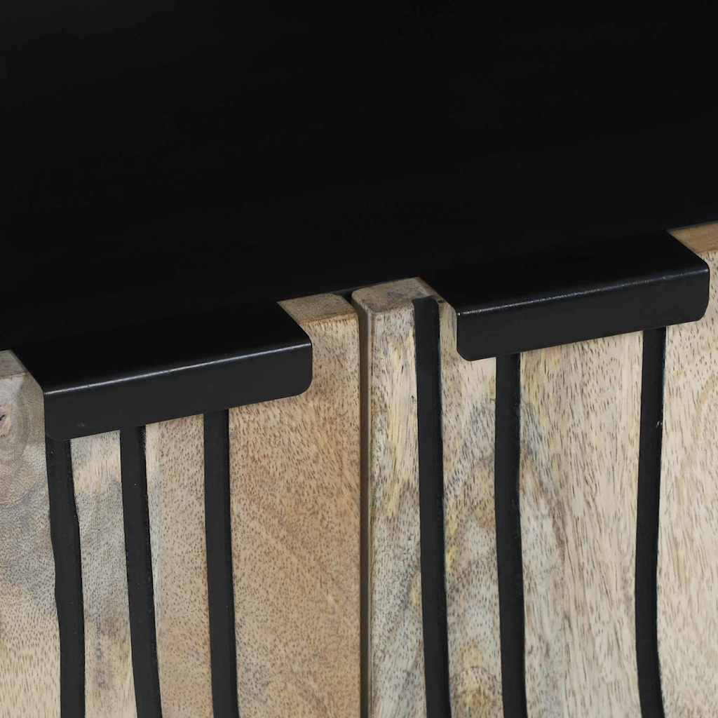 Medieopbevaringsskabe & -reoler Hvid og sort 60 x 33 x 75 cm