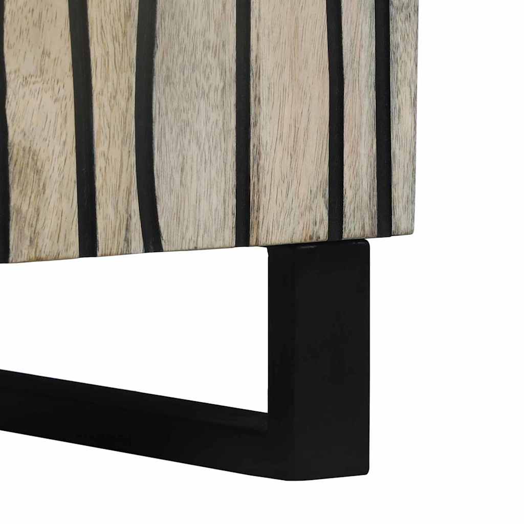 Medieopbevaringsskabe & -reoler Hvid og sort 60 x 33 x 75 cm