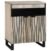 Medieopbevaringsskabe & -reoler Hvid og sort 60 x 33 x 75 cm