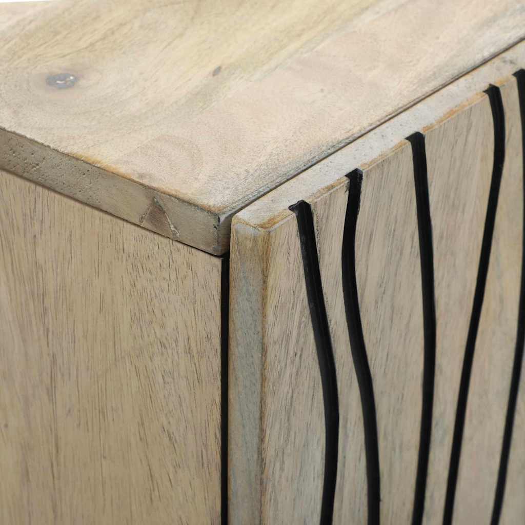 Medieopbevaringsskabe & -reoler Hvid og sort 60 x 33 x 75 cm