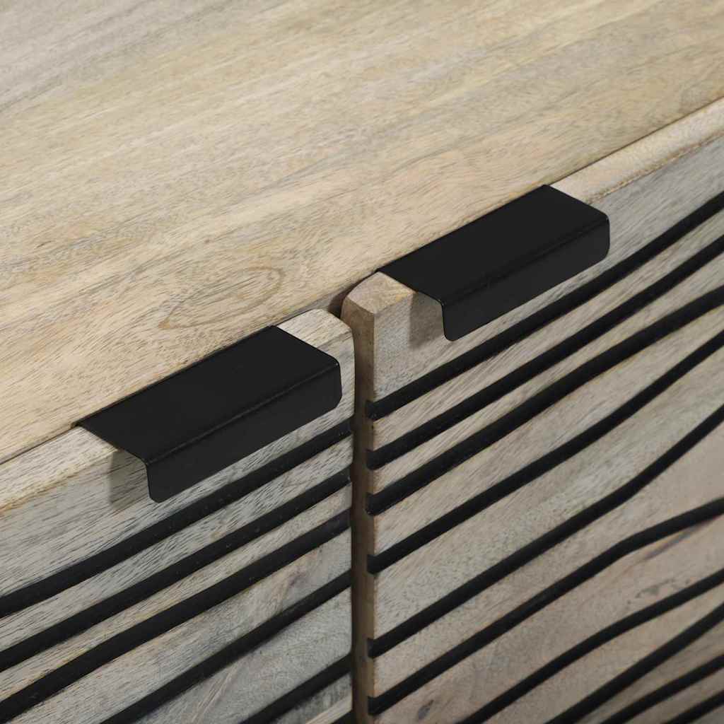 Medieopbevaringsskabe & -reoler Hvid og sort 60 x 33 x 75 cm