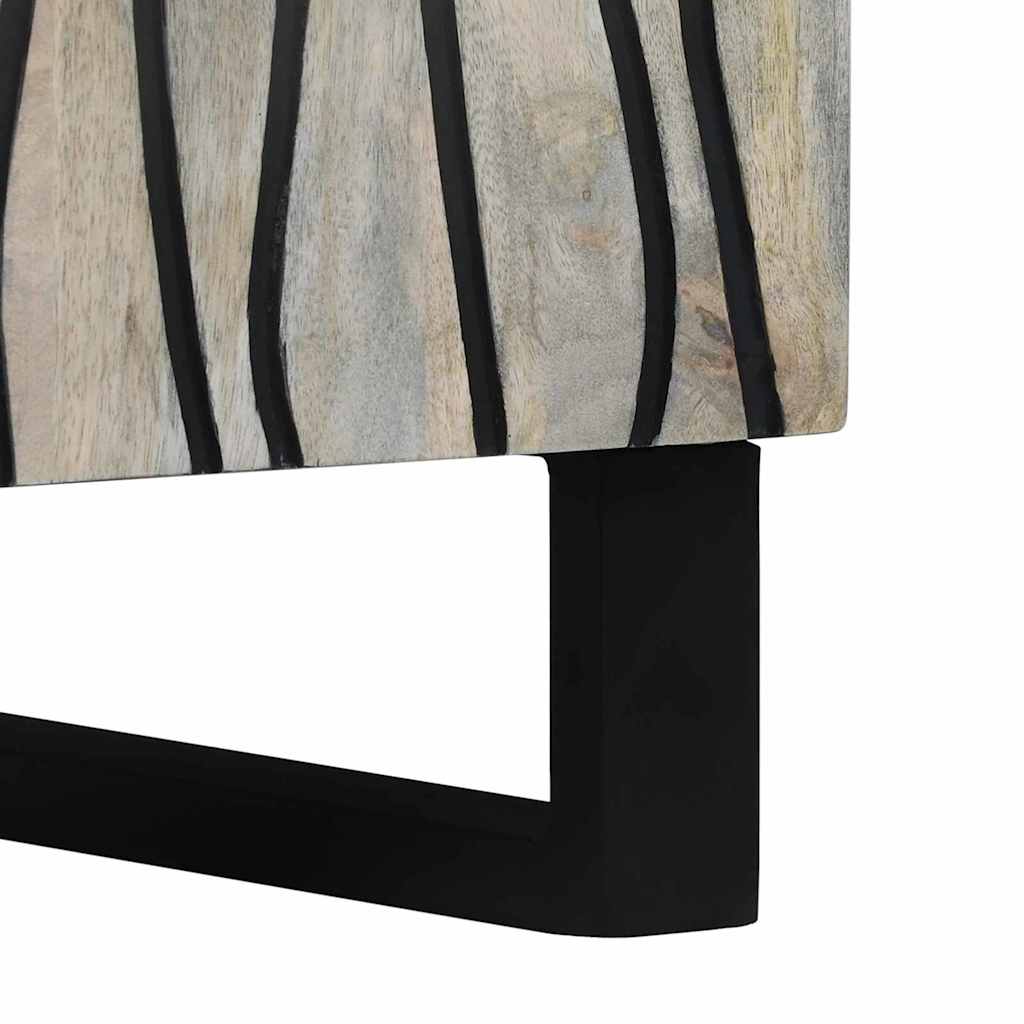 Medieopbevaringsskabe & -reoler Hvid og sort 60 x 33 x 75 cm