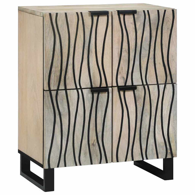 Medieopbevaringsskabe & -reoler Hvid og sort 60 x 33 x 75 cm