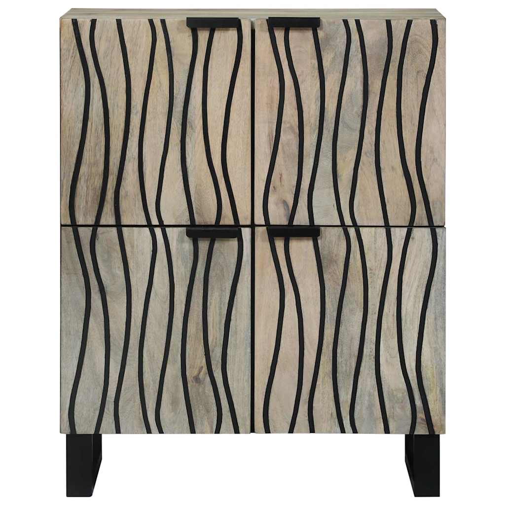 Medieopbevaringsskabe & -reoler Hvid og sort 60 x 33 x 75 cm