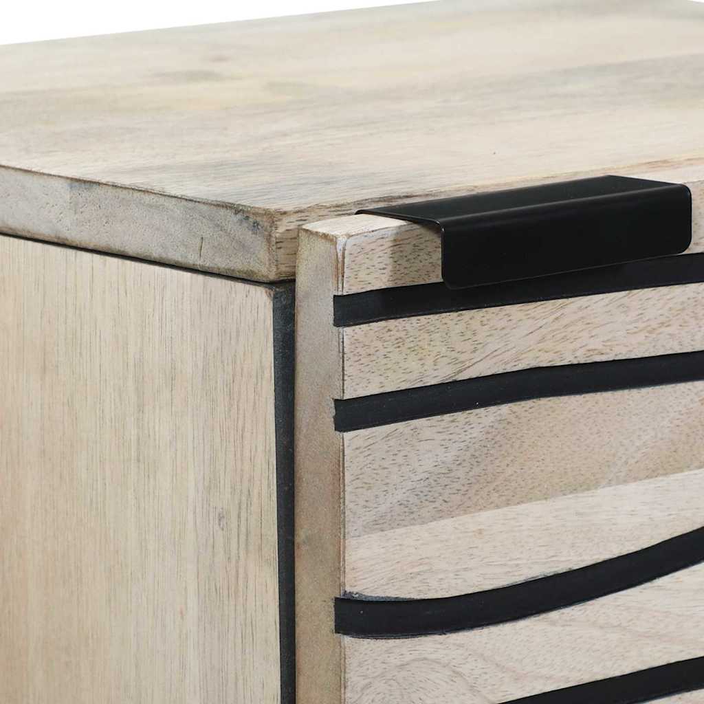 Medieopbevaringsskabe & -reoler Hvid og sort 40 x 33 x 110 cm