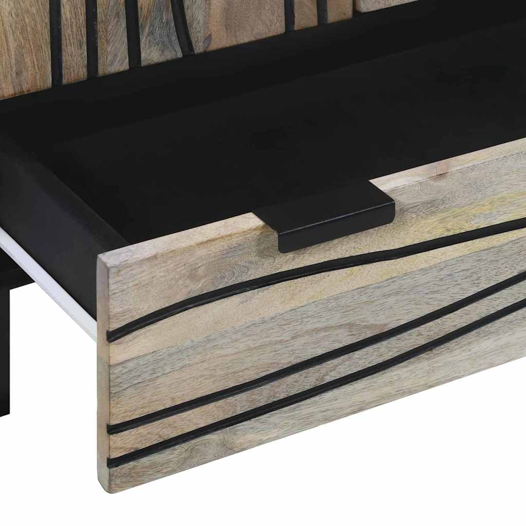 Medieopbevaringsskabe & -reoler Hvid og sort 60 x 33 x 100 cm