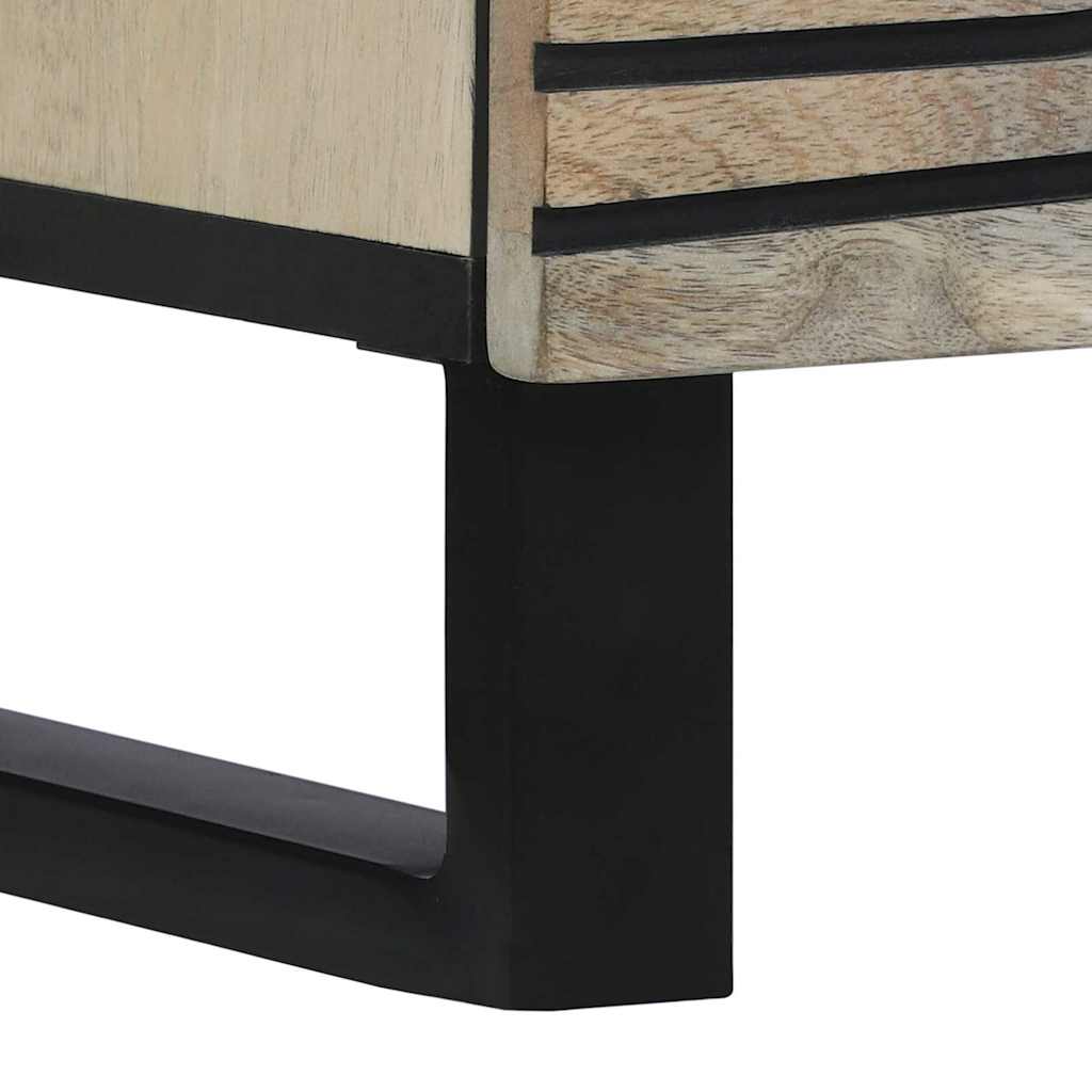 Medieopbevaringsskabe & -reoler Hvid og sort 60 x 33 x 100 cm