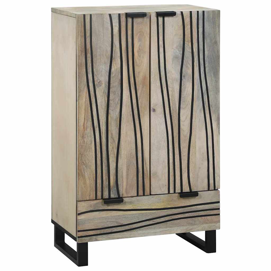 Medieopbevaringsskabe & -reoler Hvid og sort 60 x 33 x 100 cm