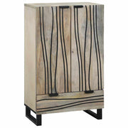 Medieopbevaringsskabe & -reoler Hvid og sort 60 x 33 x 100 cm