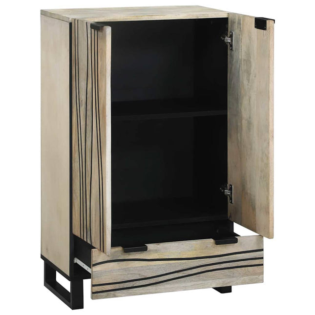 Medieopbevaringsskabe & -reoler Hvid og sort 60 x 33 x 100 cm