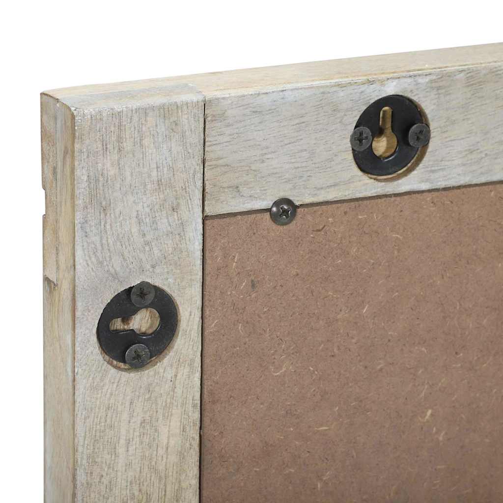 Badeværelsesspejl Brun 70 x 50 x 2,5 cm Glas og Solid Mango træ