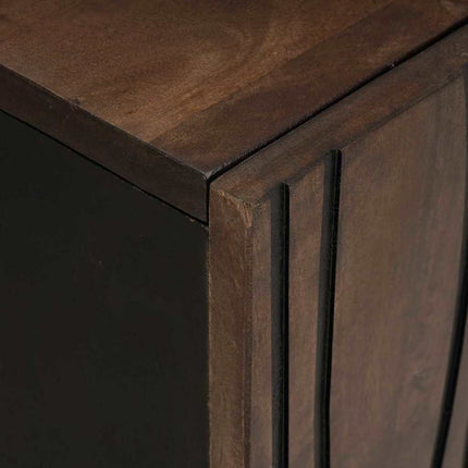 Sideboard Valnød 60 x 33,5 x 75 cm Massivt mangotræ