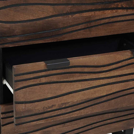 Sideboard Brun 60 x 33.5 x 75 cm Massivt mangotræ