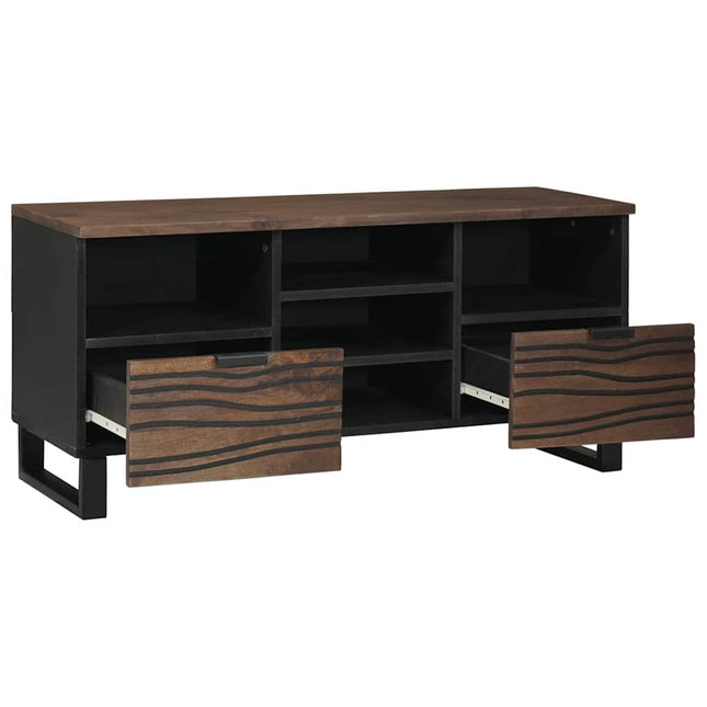 TV Enheder med skuffe Valnød 100 x 33 x 46 cm Konstrueret træ
