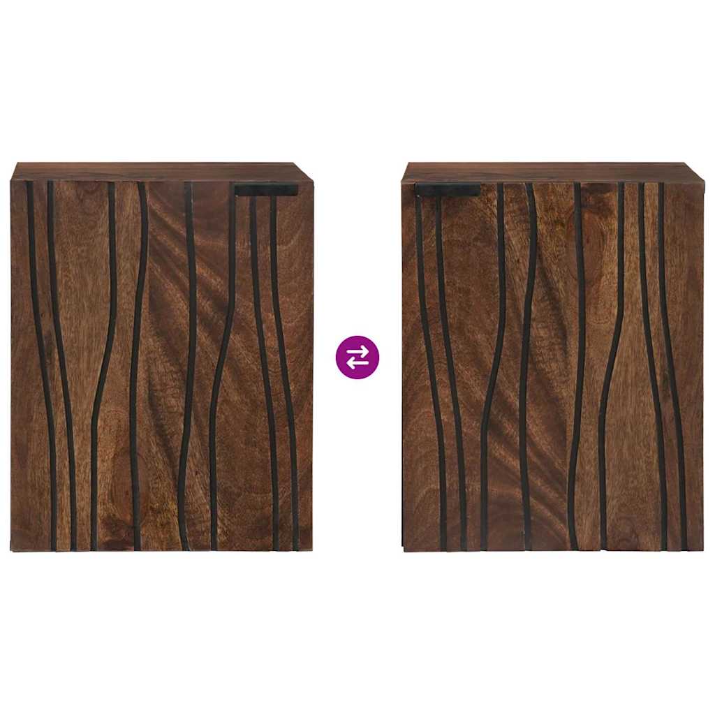 Badeværelsesskabsunder Valnød 38 x 33,5 x 48 cm Konstrueret træ