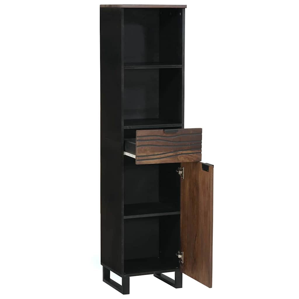 Badeværelsesskabsunder Valnød 38 x 33 x 160 cm Konstrueret træ