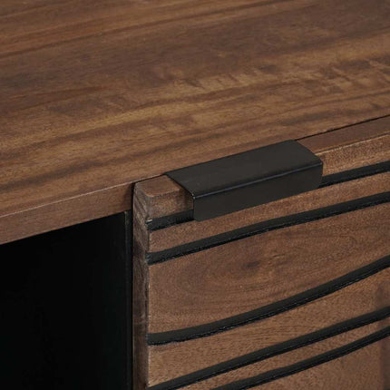 Sideboard Brun 80 x 33 x 75 cm Massivt mangotræ
