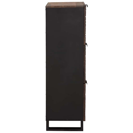 Highboard Brun 40 x 33 x 110 cm Massivt mangotræ