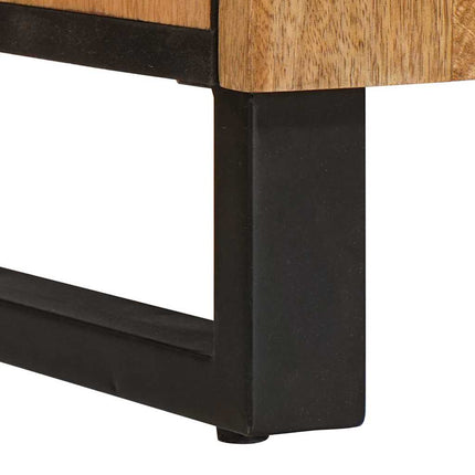 Sideboard med skuffe Brun 40 x 33 x 75 cm Massivt mangotræ