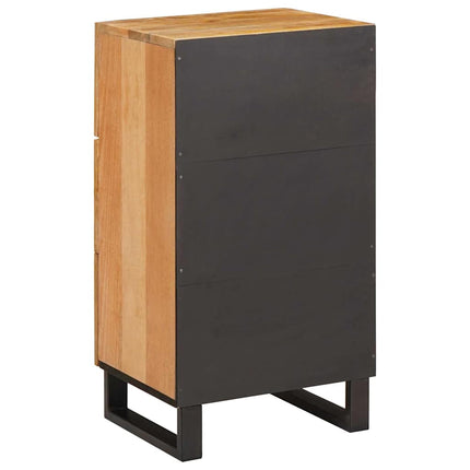 Sideboard med skuffe Brun 40 x 33 x 75 cm Massivt mangotræ