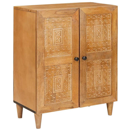 Sideboard Lysebrun 60 x 33 x 75 cm Massivt mangotræ